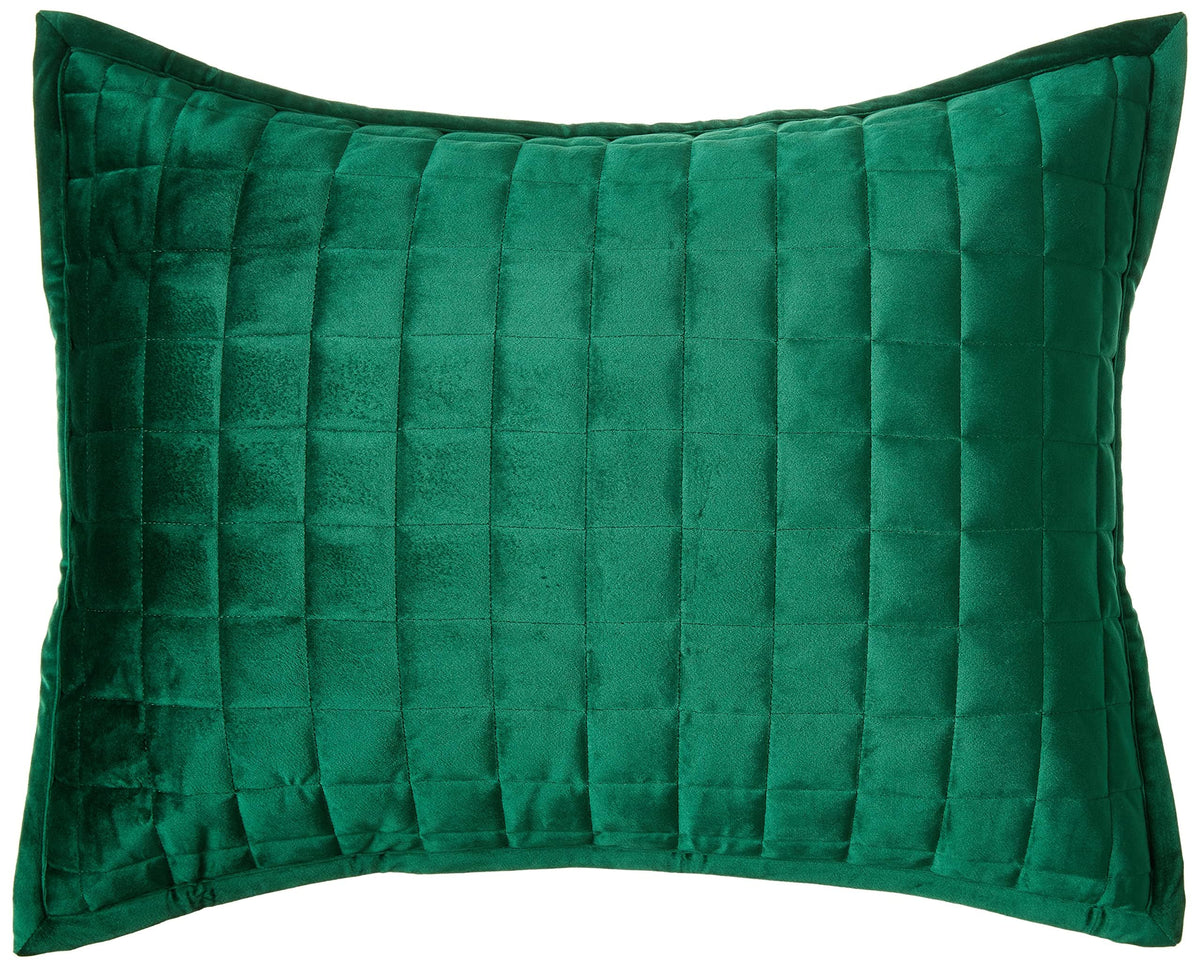 Florence Solid Quilt Set Emerald Green