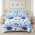 Comforter Set, 3 Pieces Coastal Ocean Bedding, All Season