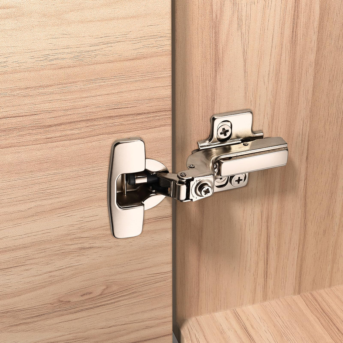 60 Pack Frameless Inset Soft Close Cabinet Hinges