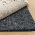 8x10 Ft Non Slip Rug Pad, Dual Surface Felt and Rubber Gripper Backing, 1/4 inch Thick Carpet Liner for Hardwood - Set of 80