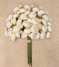 Ranunculus Artificial Flowers 18 Pcs, Faux Silk Mini Peonies Bulk Flowers for Vase, Fake Wedding Filler Flowers for