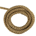 M Twisted Cord Trim Rope(Gold) - 10 Yards 8m