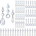 50pcs Assorted Chandelier Crystal Prism Replacement Suncatcher