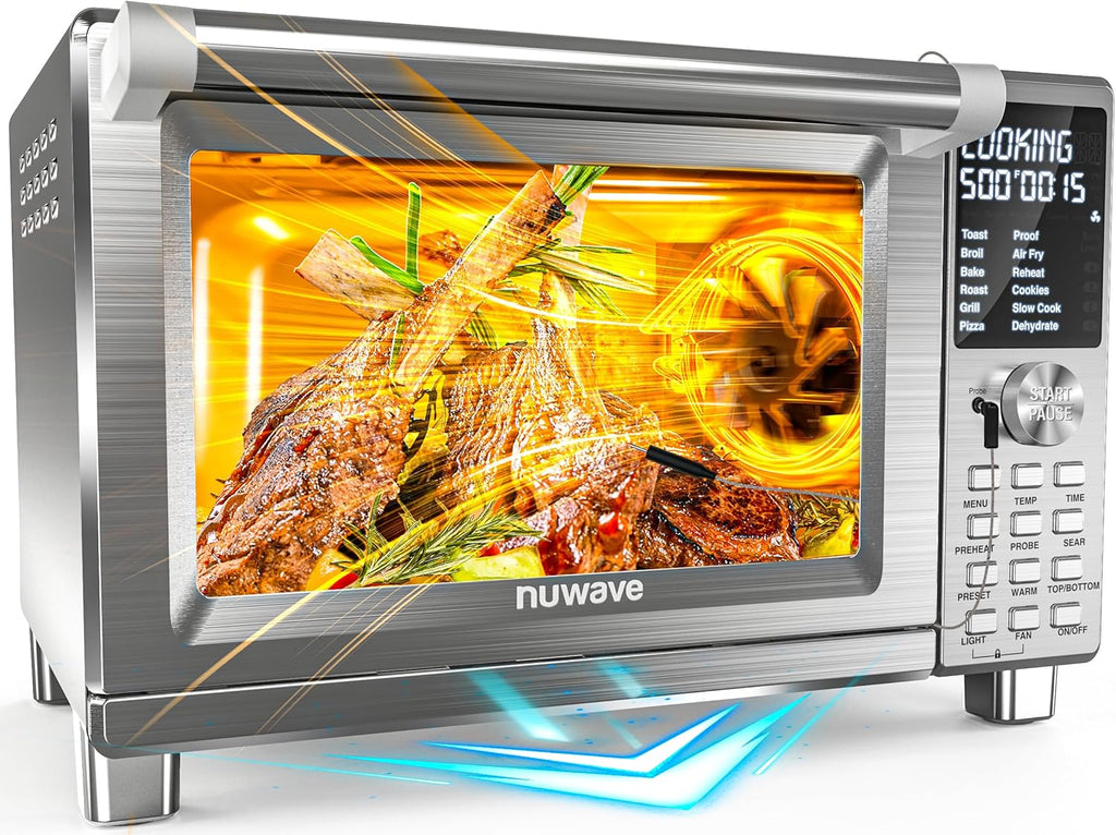 Bravo XL Pro Air Fryer Toaster Oven with Grill Combo, 2025 New Ultra-Fast Convection System, 35% Crispier, 2X More