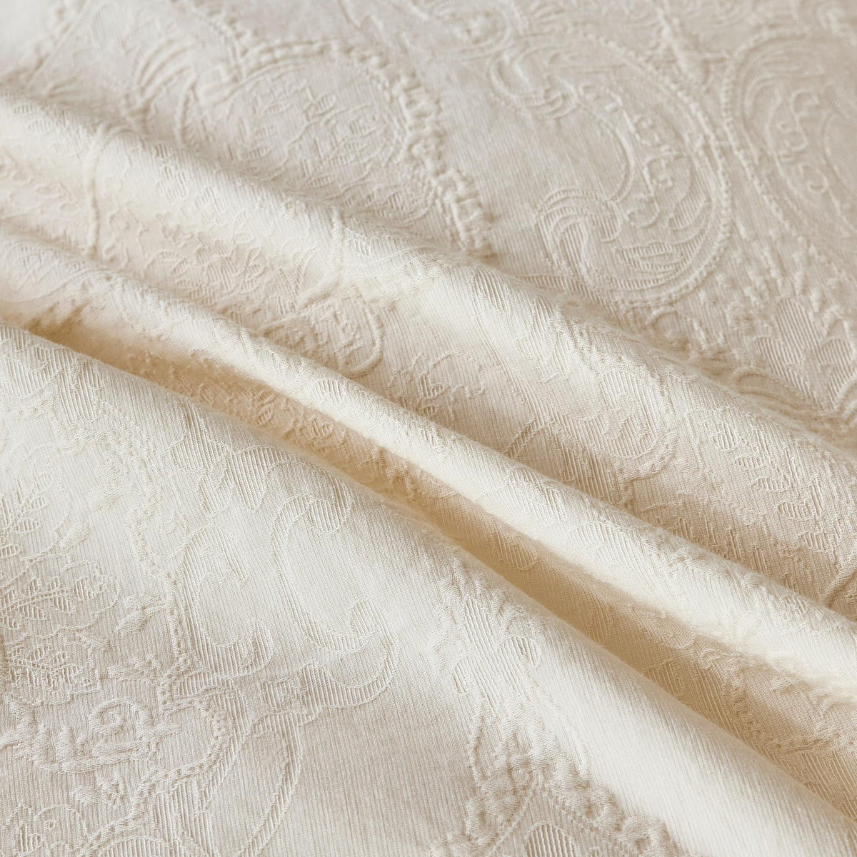Beige Yellow Jacquard Duvet Cover Queen 100% Cotton 3 Pcs Set 1 Cream Boho Textured Duvet Cover with Zipper Ties 2