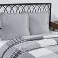 Sawyer Mill Ticking Stripe Euro Sham, Black, 26x26