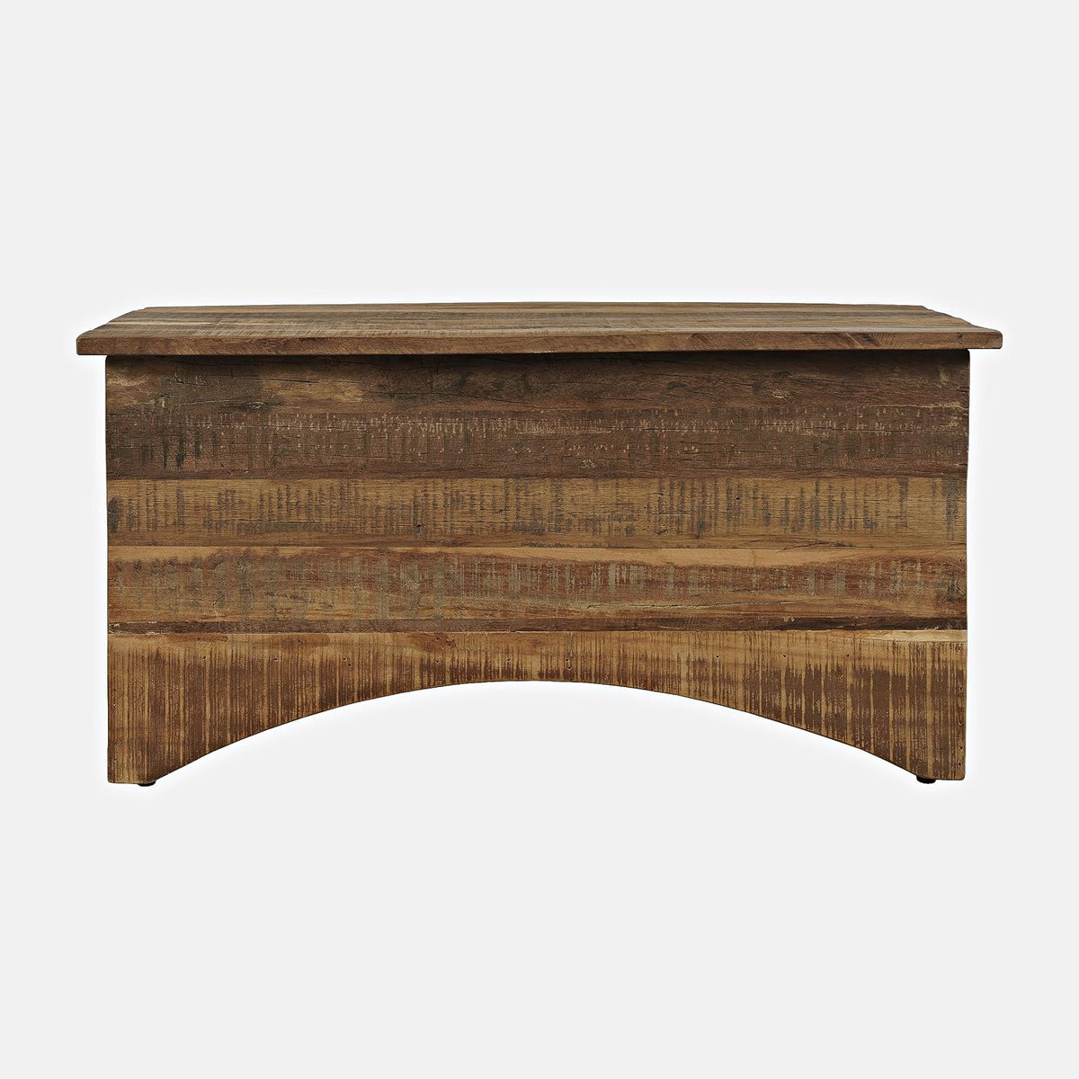Reclamation Rustic Solid Wood Storage Chest Cabinet, Farmhouse Accent Cabinet Living Room, Unfinished Brown