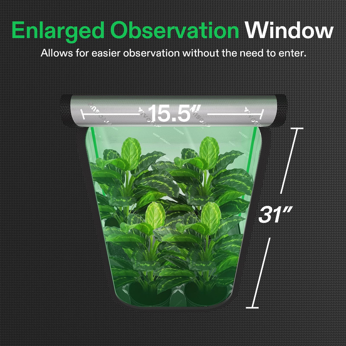 PRO Grow Tent 32"x32"x 63" Reflective Mylar Indoor Grow Tents