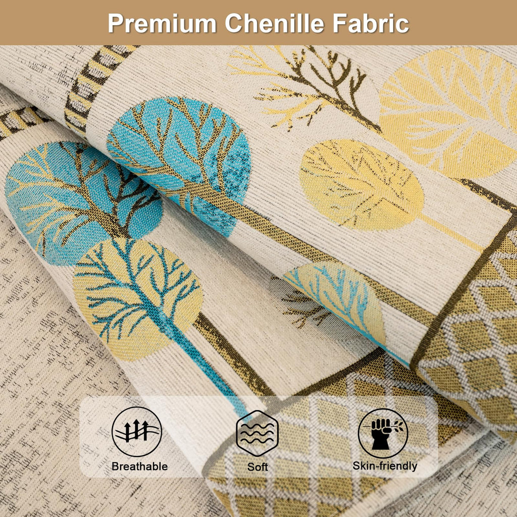 Chenille Boho Couch Cover for Sectional Sofa(1PC, 35.4"x82.7")