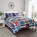 Coastal-Themed Twin Quilt Set, 2-Piece-Set