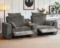 103" Modular Power Reclining Sectional 2 Seater Loveseat Sofa, Chenille