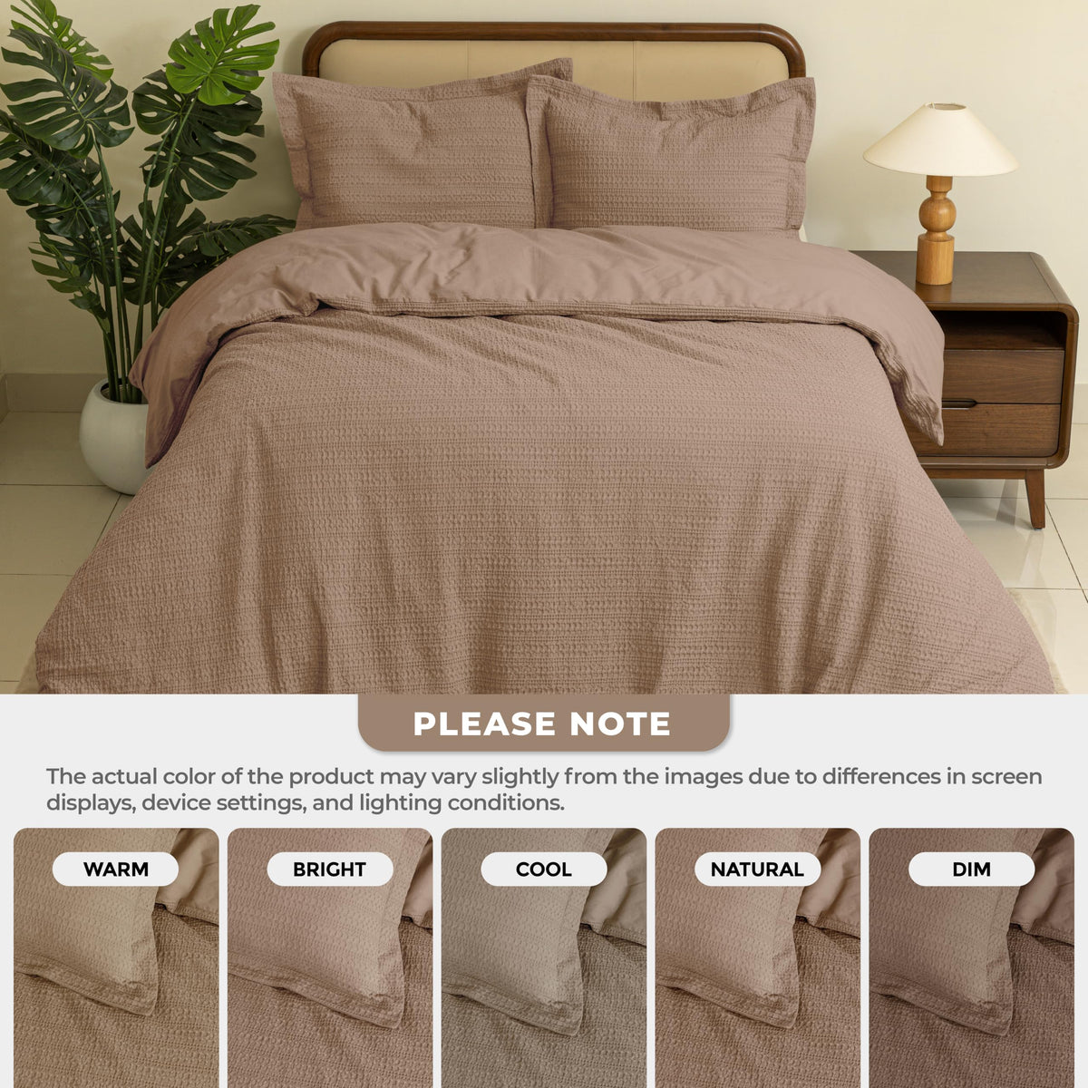Waffle Weave Duvet Cover, Duvet Cover, 100% Cotton