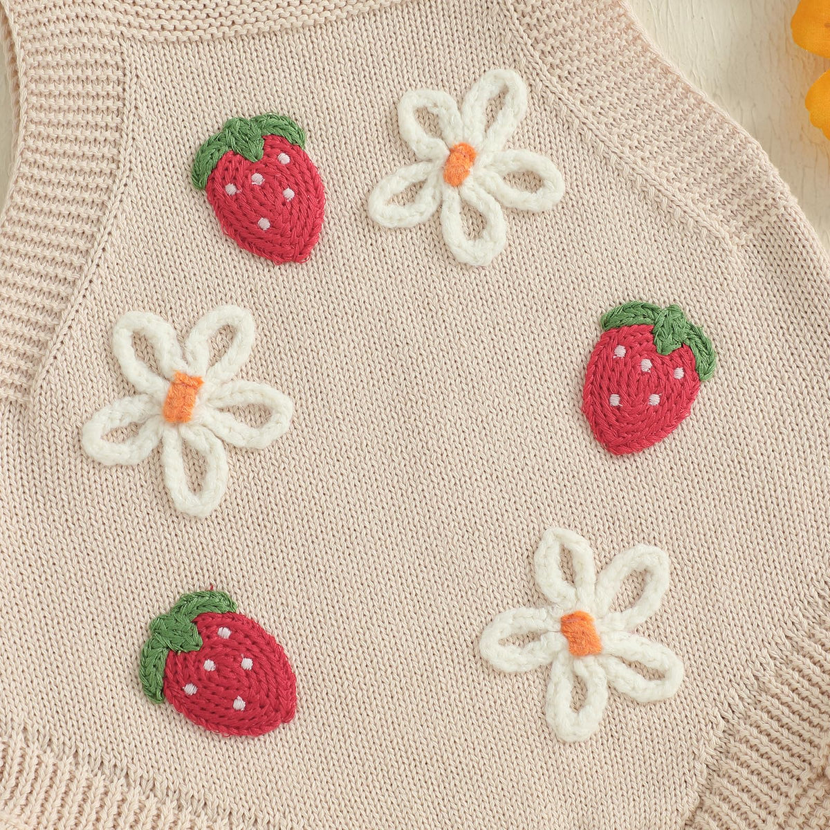 Baby Sweater Knit Romper Newborn Girl Strawberry Sweaters Bodysuit Overalls Fall Winter Clothes Knitted Outfit