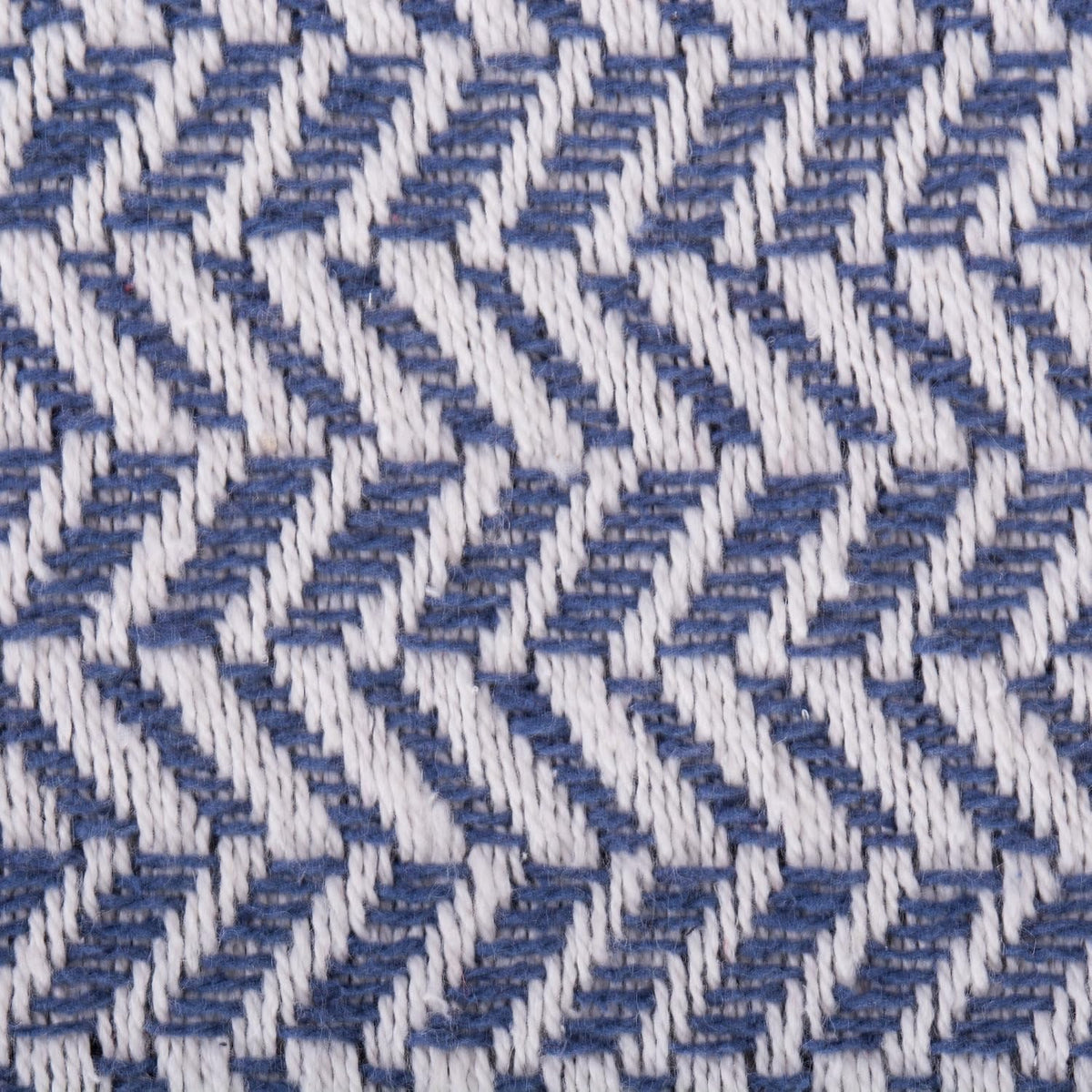Modern Farmhouse Cotton Herringbone Blanket Throw with Fringe for Chair, Couch, Picnic, Camping, Beach, & Everyday