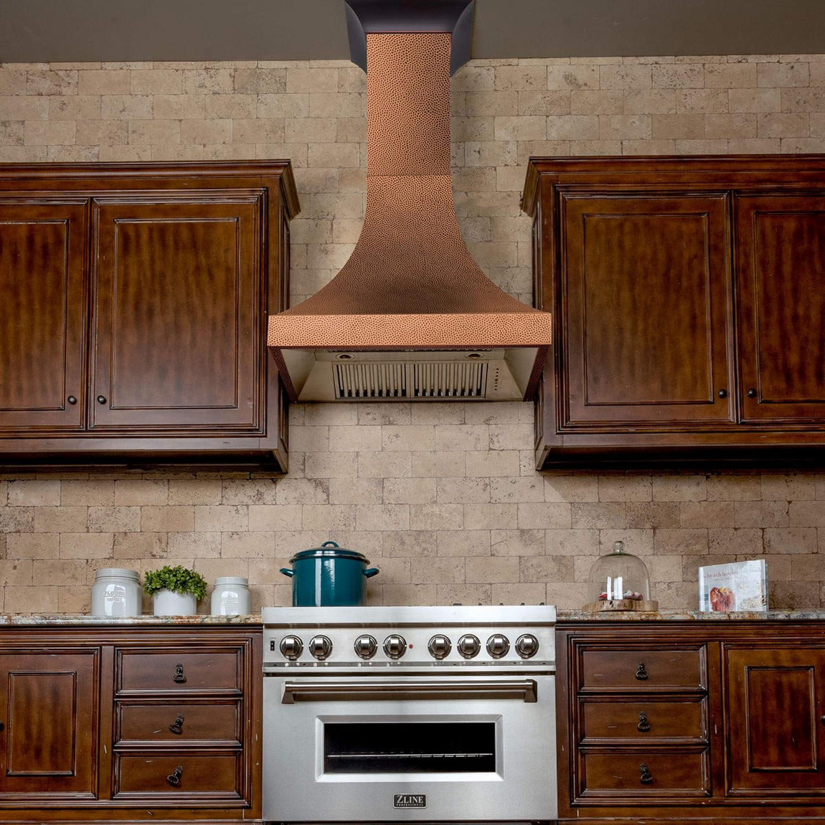Copper Kitchen Range Hood Ducted