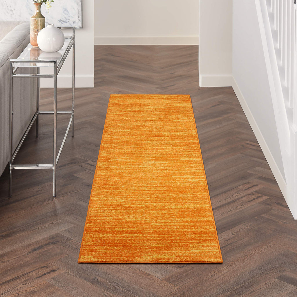 Essentials Sunburst 2'2" x 10' Area Rug - Easy Clean, Non Shedding, Bed Room, Living Room, Dining Room, Kitchen