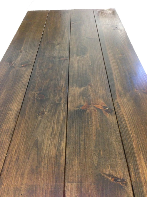 & Starns Yukon 60" Farmhouse Dining Table - Walnut Finish - 60"L x 34"W x 30"H