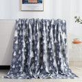 Luxury Velvet Super Soft Christmas Prints Fleece Blanket-Holiday Theme Home Décor Fuzzy Warm and Cozy Throws