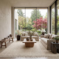 Daniela Farmhouse Chunky Jute Area Rug, Off-white