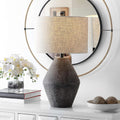 Ersta Brown Modern Rustic Farmhouse Table Lamp, 27-Inch Accent Lamp (TBL4367A)