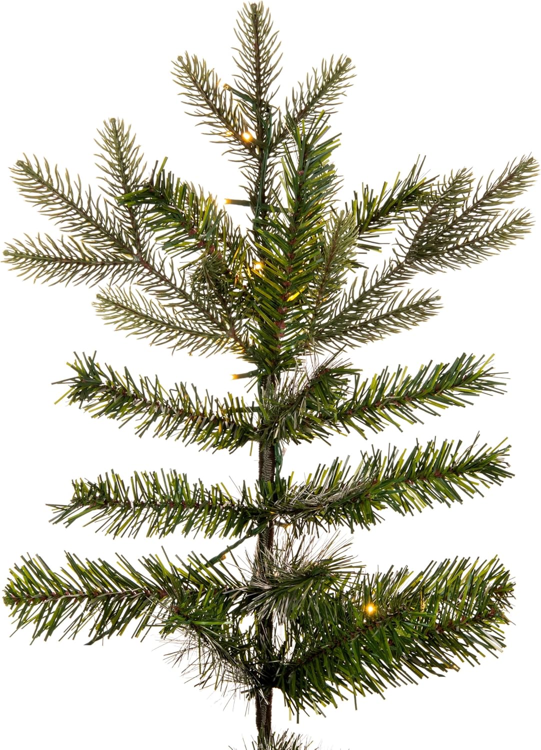 7.5' x 56" Douglas Fir Artificial Pre-Lit Christmas Tree, Warm White 3mm Low Voltage LED Wide Angle Lights - Lifelike