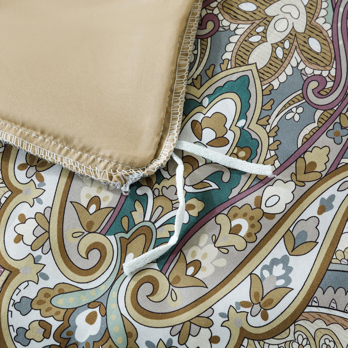 Paisley Duvet Cover Set Classic Boho Paisley Bedding Bohemian Paisley Quilt Cover 800 Thread Count 100% Egyptian