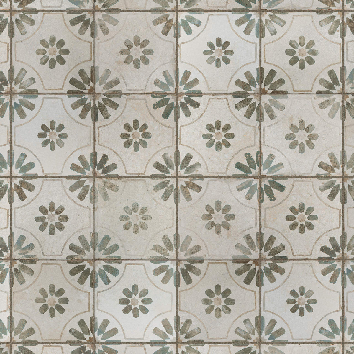 Kings Blume Sage 17-5/8" x 17-5/8" Ceramic Floor and Wall Tile