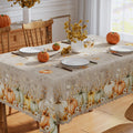 Fall Tablecloth Rectangle 60x120 Inch Thanksgiving Home Party Decor
