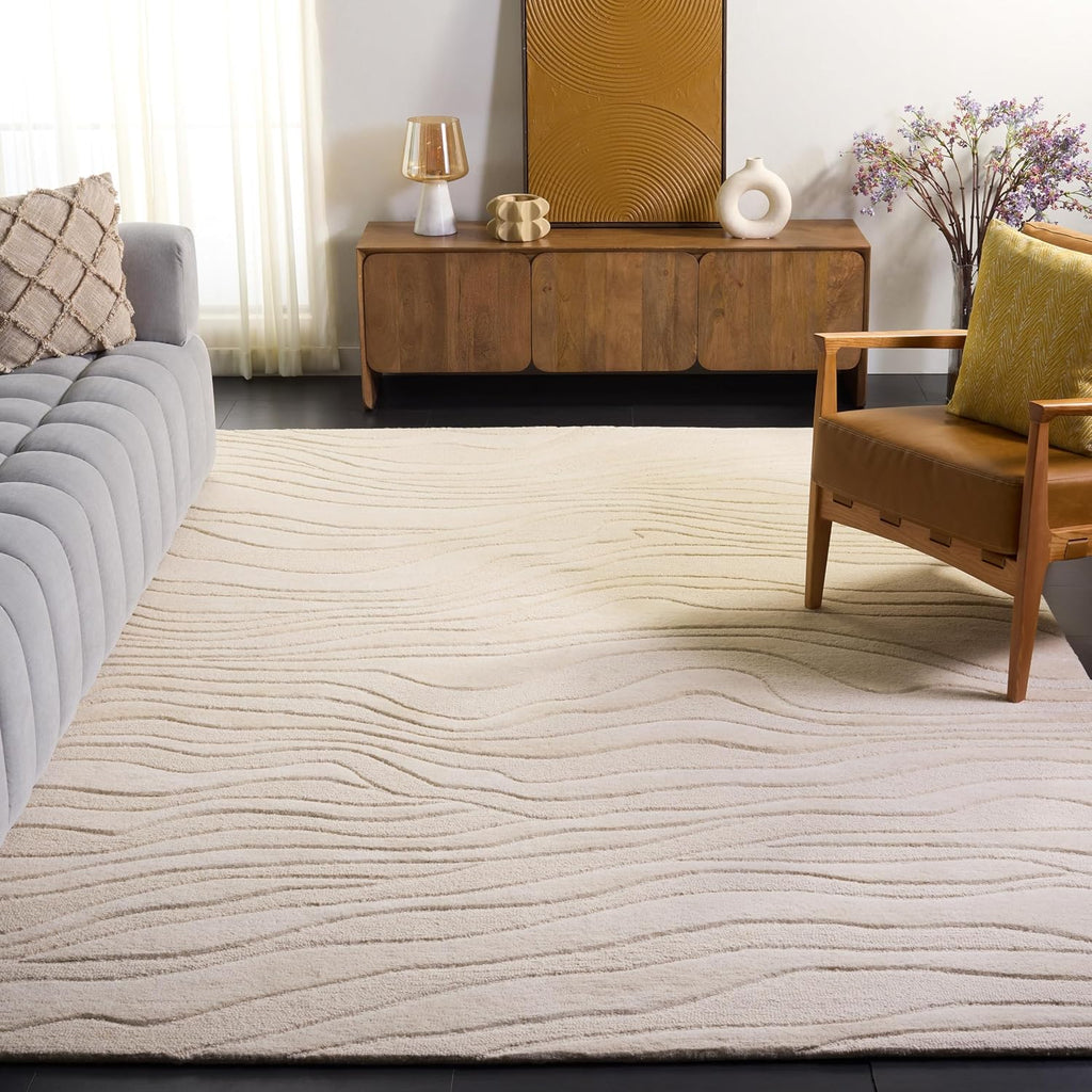 Area Rug - Rodeo Drive - Large - Ivory, Handmade Wool