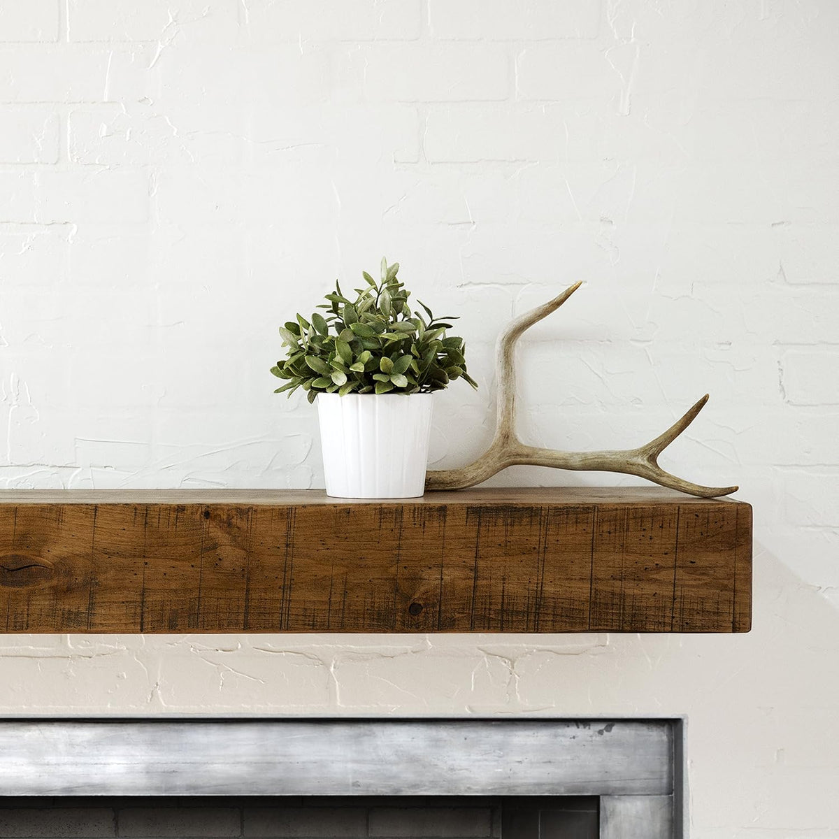 Shelf Rustic Mantel, Aged Oak, 72 (mfarm7205agok)
