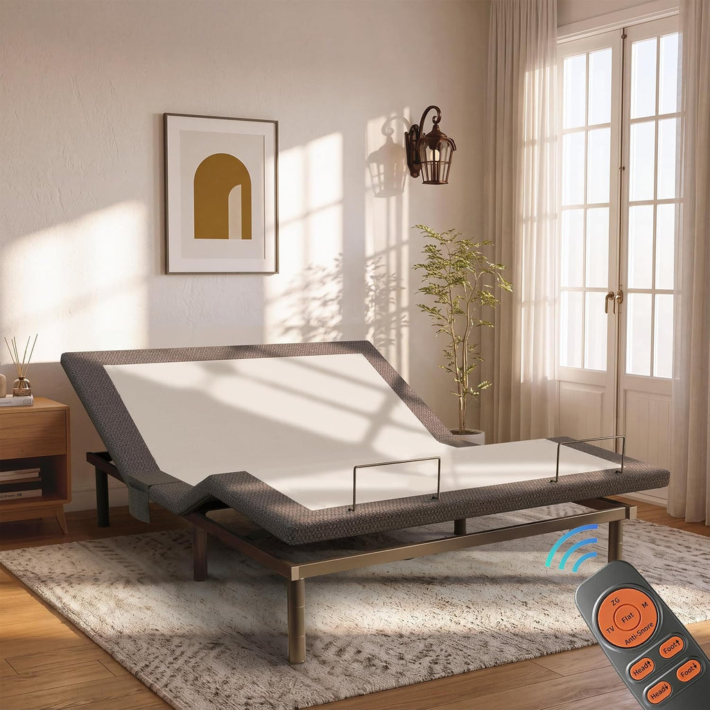 Adjustable Bed Frame, King Adjustable Bed Base