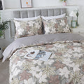 Duvet Cover Sets 100% Cotton Luxury Vintage Leaves Patterned Comforter Cover Farmhouse Bedding for All Season