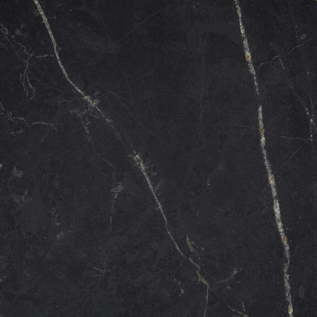 Perpetuo 24" X 24" Porcelain Marble Look Floor Tile in Polished Infinite Black (4 pieces per carton) (15.20 sqft per