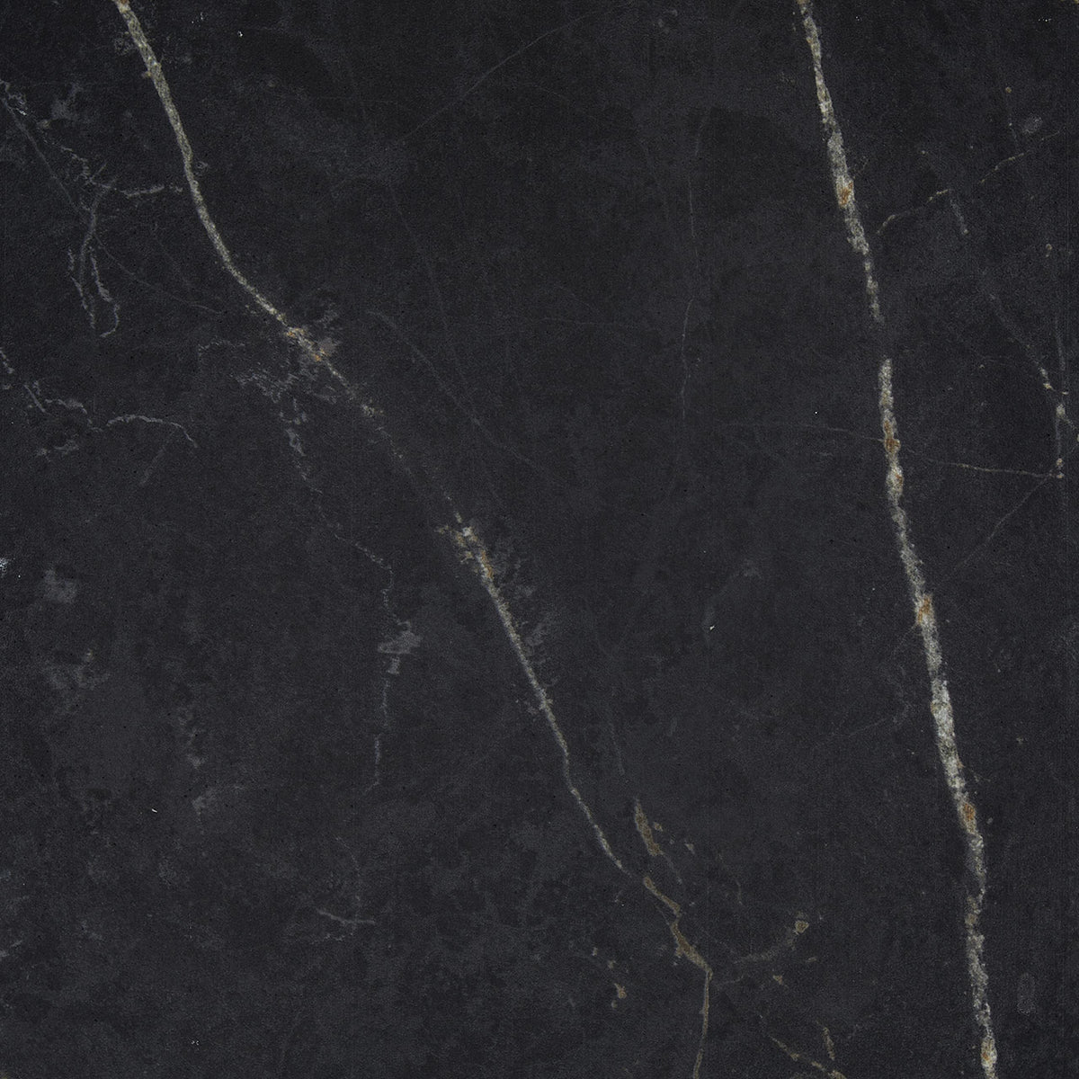Perpetuo 24" X 24" Porcelain Marble Look Floor Tile in Polished Infinite Black (4 pieces per carton) (15.20 sqft per