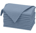 Linen Napkins Set of 12, Linen Cotton Blend 18"x18" - Grey