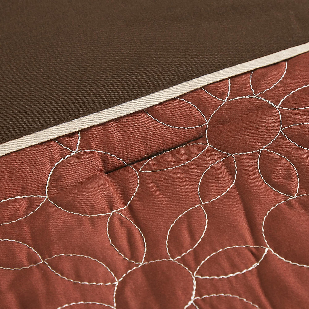 6-Piece Embroidered Mandala Global Chic Comforter Set Queen Size