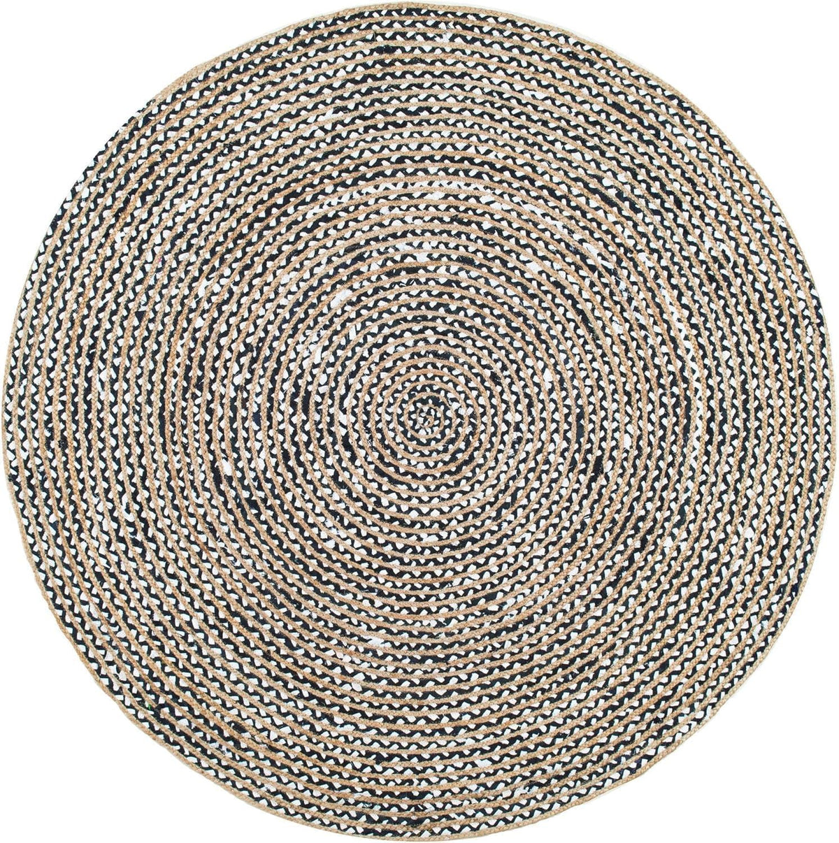 Handmade Hand Woven Braided Jute Natural Fibers Rug Bohemian Hand Braided Eco Friendly Rugs Kitchen Living Room