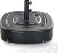 154lb Capacity Fillable Mobile Umbrella Base with 4 Wheels