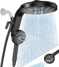High Pressure Rain Showerhead Combo, 2026 Magnetic Shower Head Set with Detachable 8-Mode Handheld Shower Spray