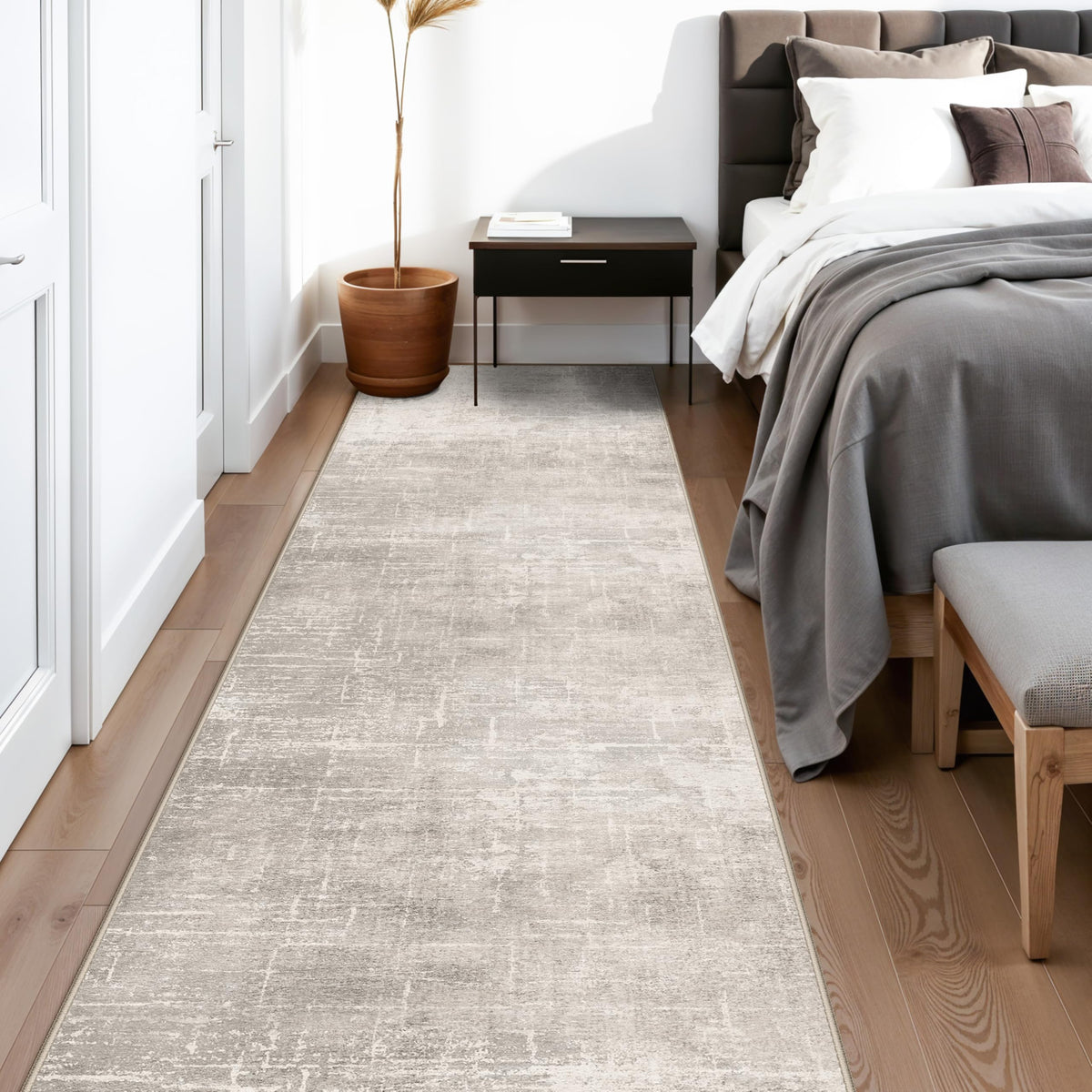 HY HAOYUNLAI 2'6x12 Runner Rugs s - Soft Kitchen Rug Non-Slip Rug Runner with Rubber Backing Washable Non Shedding