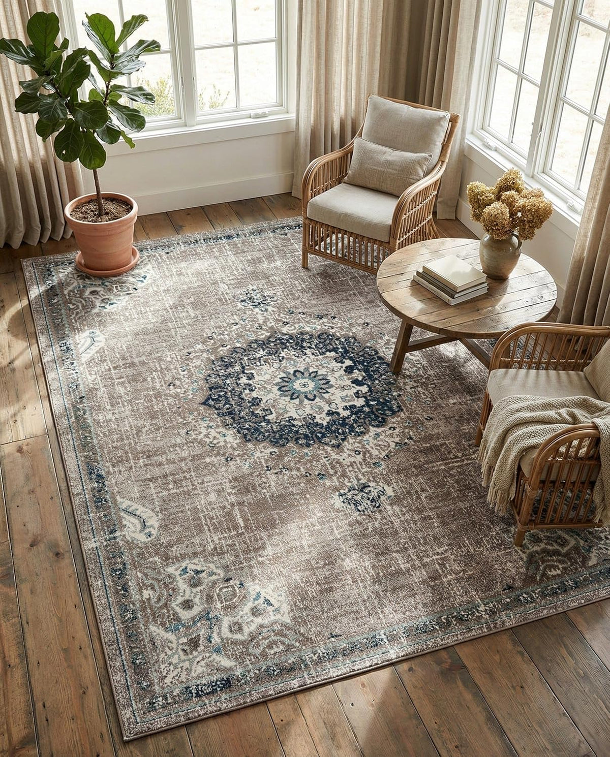 Madeline Rug - Gray Medium-Pile Rug