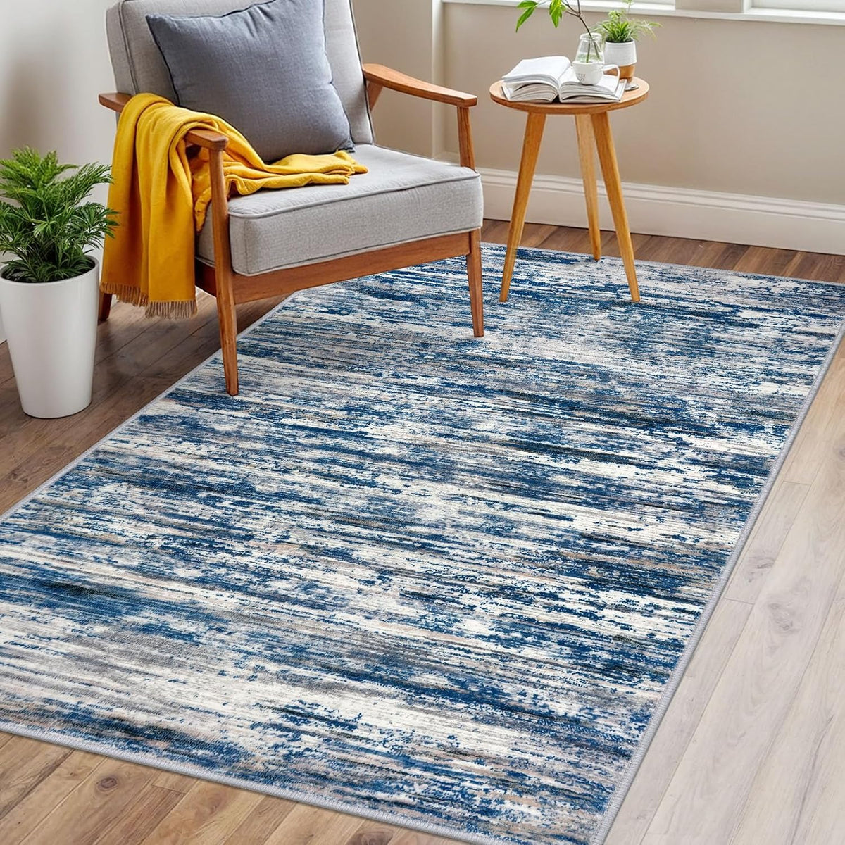 Washable Area Rug Non Slip Door Mat Indoor Bedside