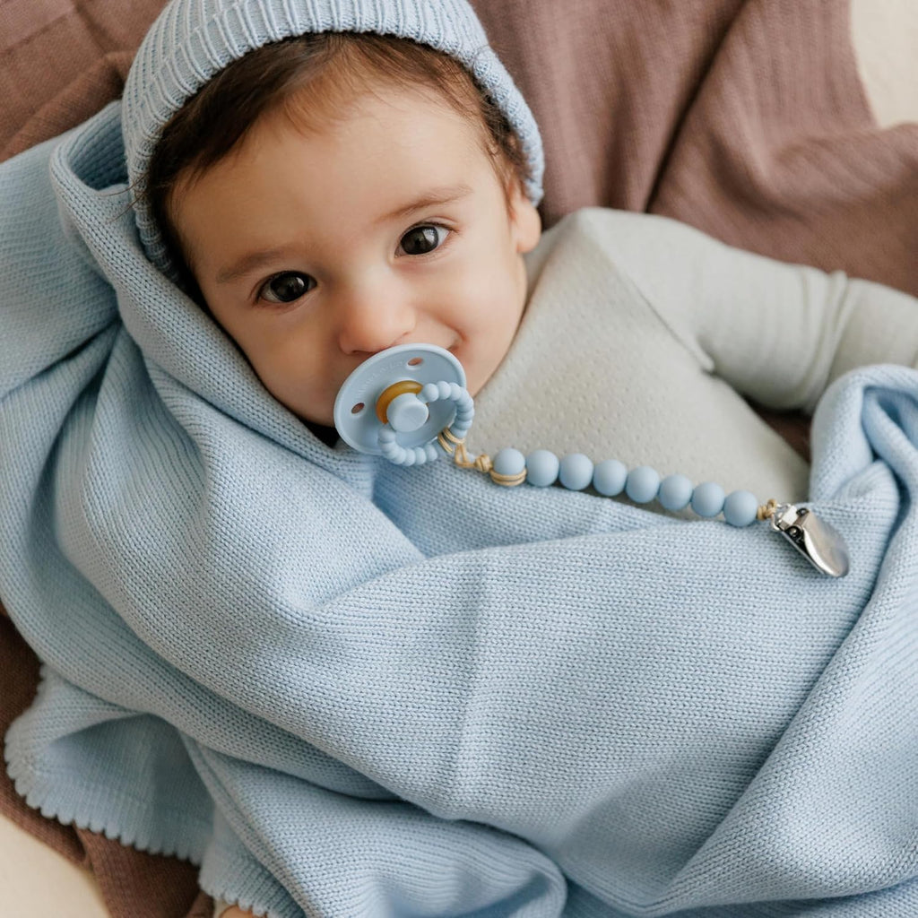 Gift Set - Organic Cotton Newborn Blanket Essentials, Thoughtful Baby Shower & New Baby Gift for Boys & Girls (Luxe