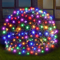 Led Christmas Net Lights Outdoor Christmas Decorations 120Led 6Ftx4Ft UL Certified Connectable Waterptoof Mesh Net