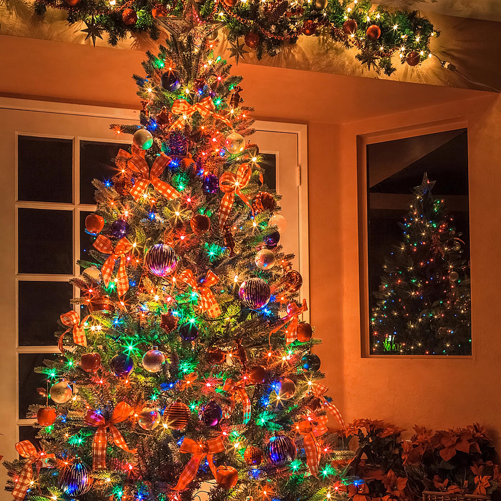 Battery Operated Christmas Lights, 10FT 100 LED Waterproof Dark Green Copper Wire Fairy Light String Light for