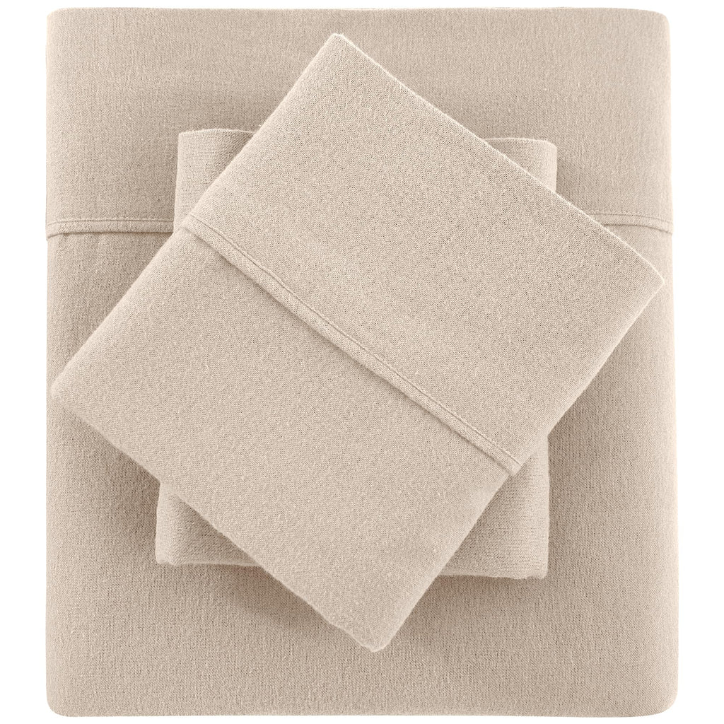 Cotton Flannel Sheets, Sand