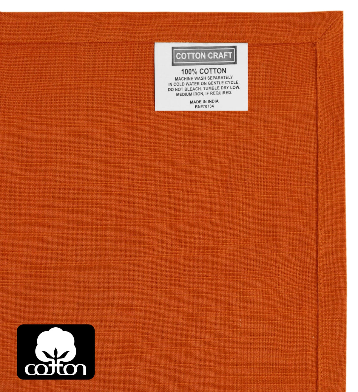 Harvest Cloth Napkins - Set of 12 Soft 100% Cotton Napkins
