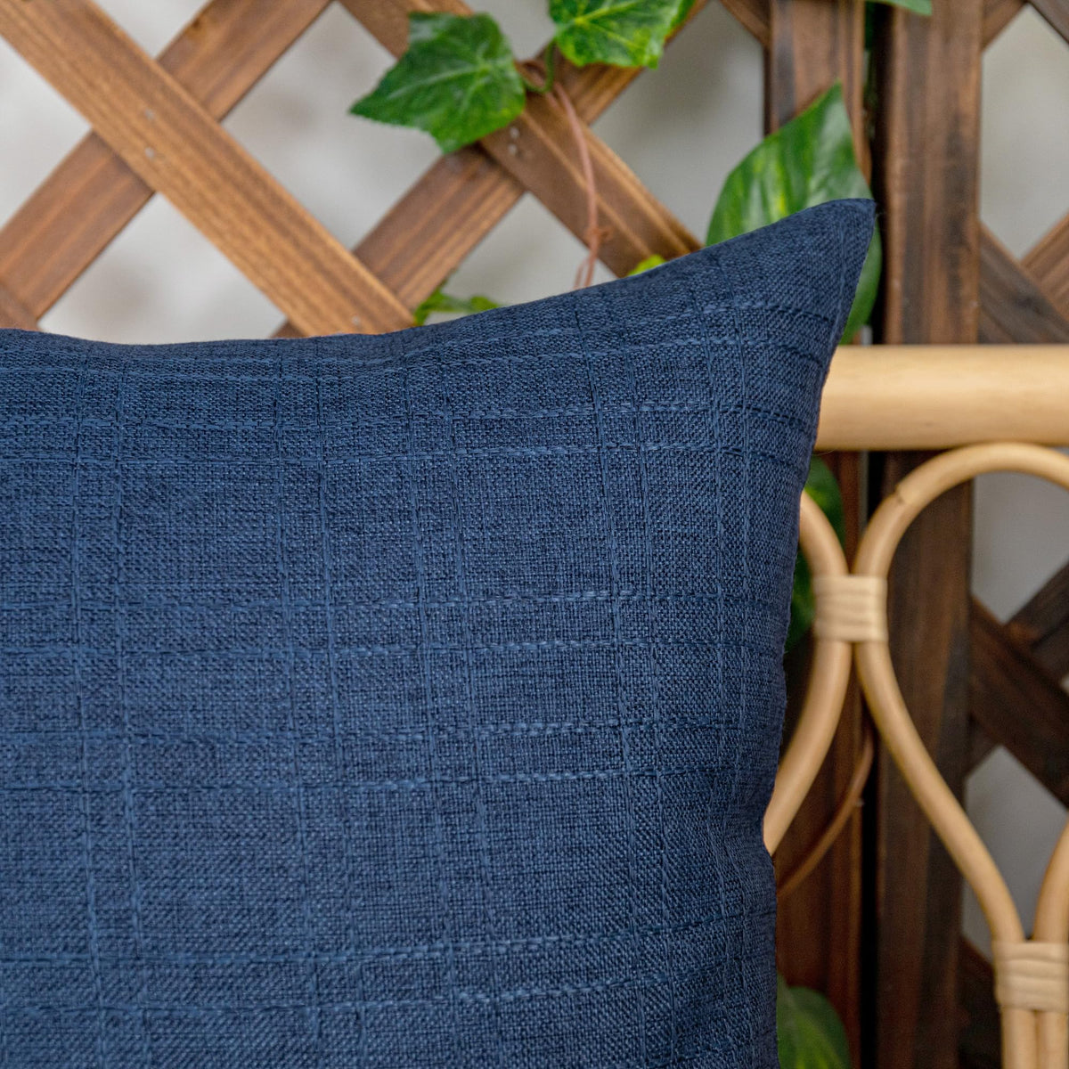 Outdoor Waterproof 22"x22" Pillow Covers 2 Pack, Blue
