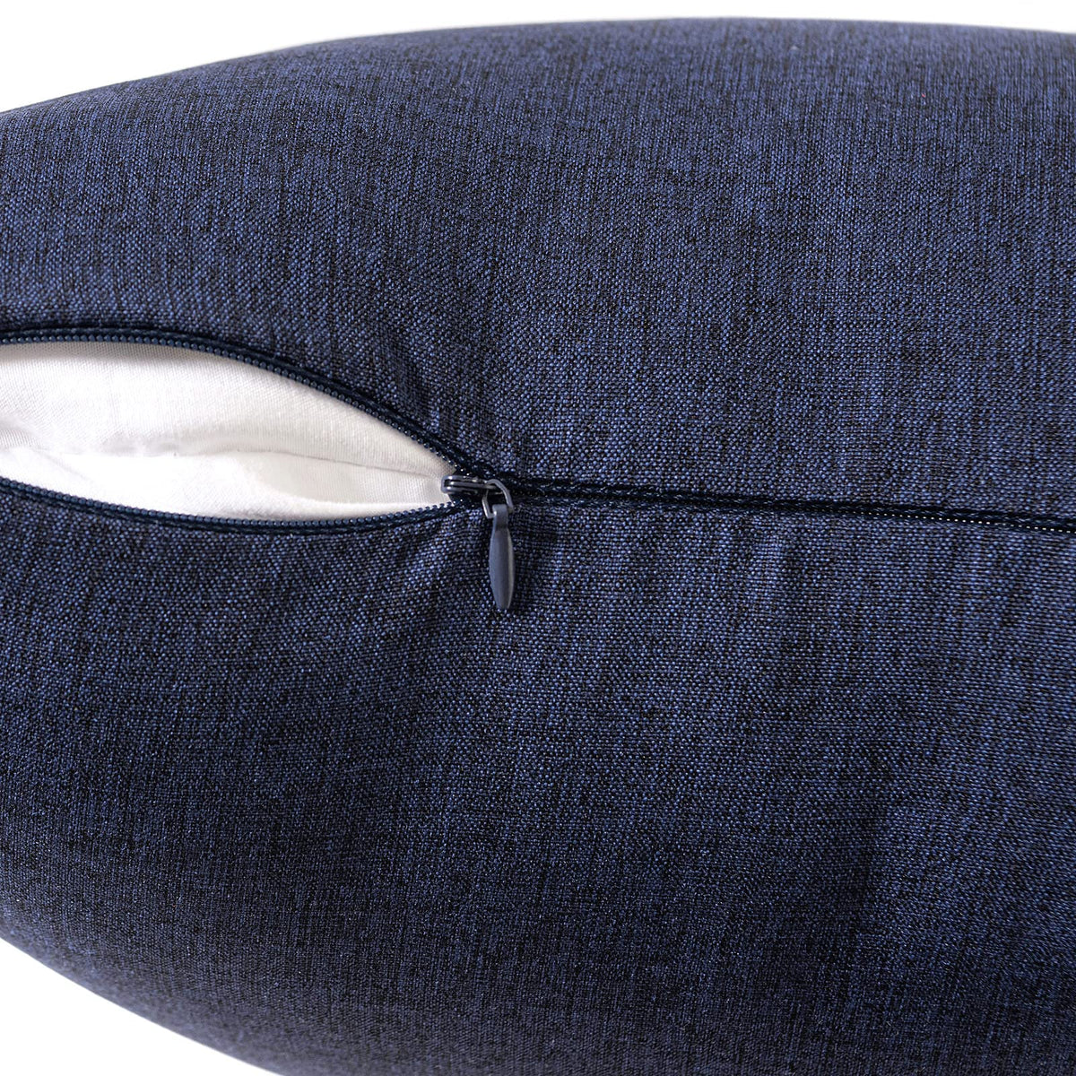 Decorative Outdoor Pillow Covers Euro Waterproof 22x22 Navy