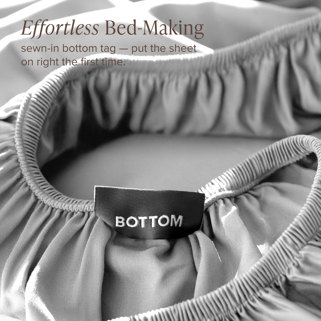 100% Rayon Made from Bamboo Sheet Set (Cloud Grey)